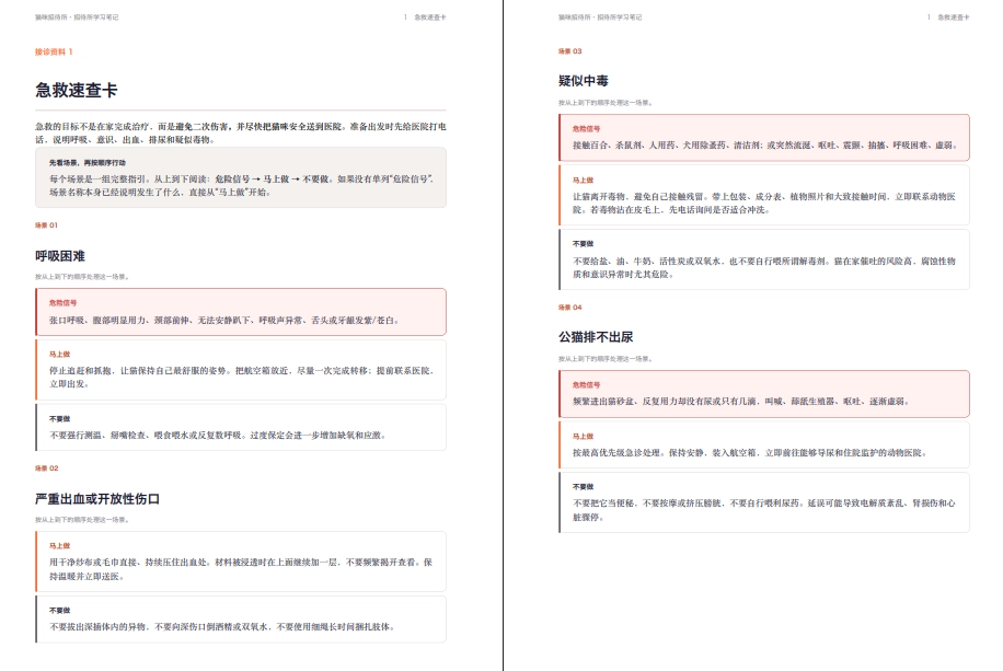 接诊急救速查包