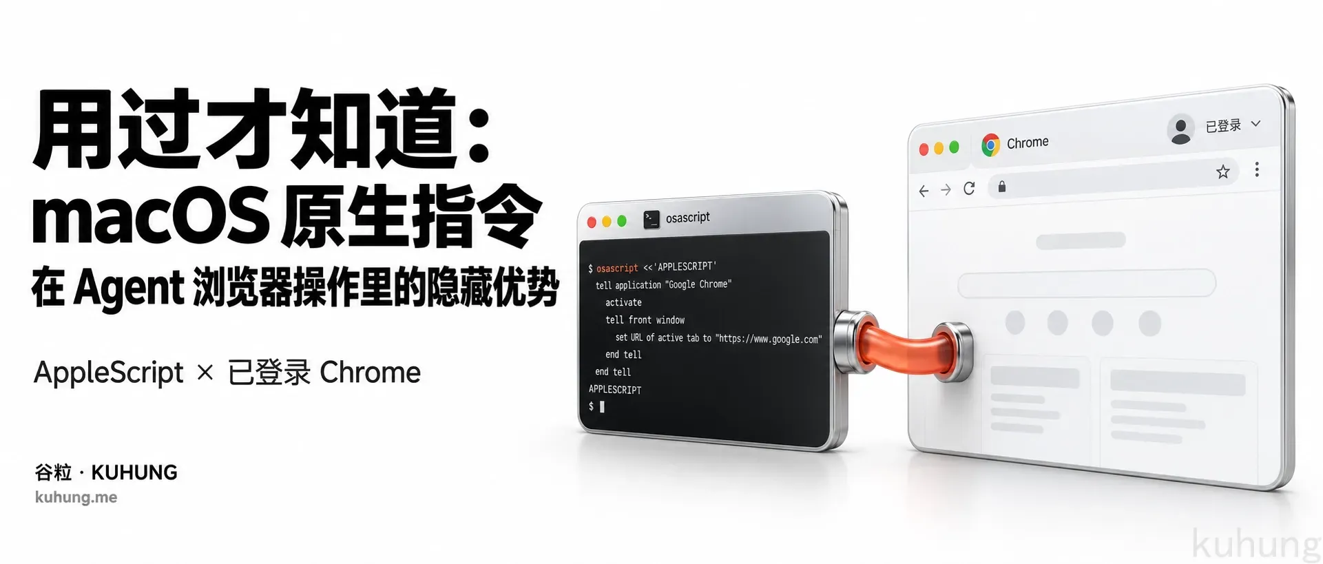 macOS 原生指令在 Agent 浏览器操作里的隐藏优势头图